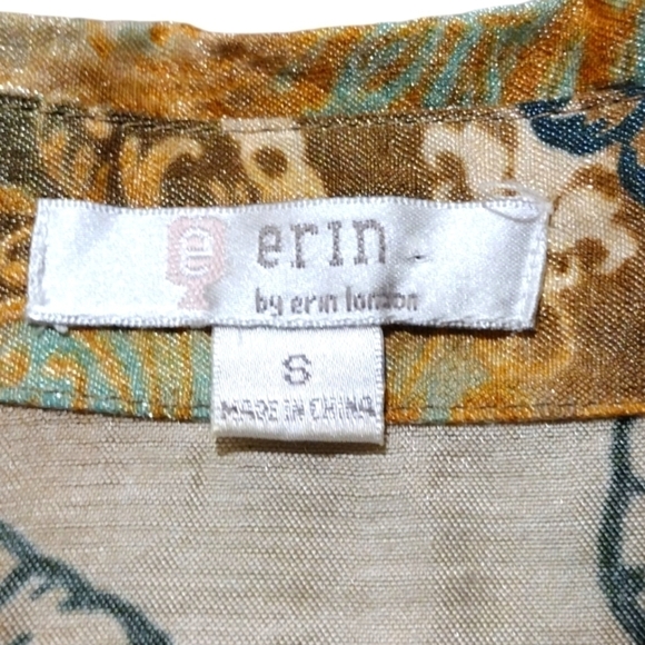 ERIN London Button Tailored Blouse - Picture 4 of 6